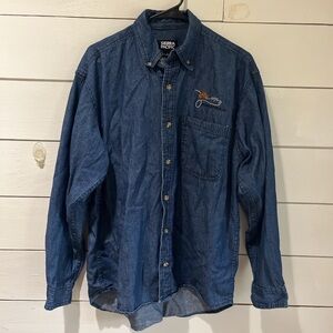 Sierra Pacific Men's Classic Blue Denim Shirt